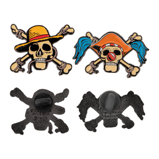 One Piece (2023) - Luffy & Buggy Set of 2 Pins