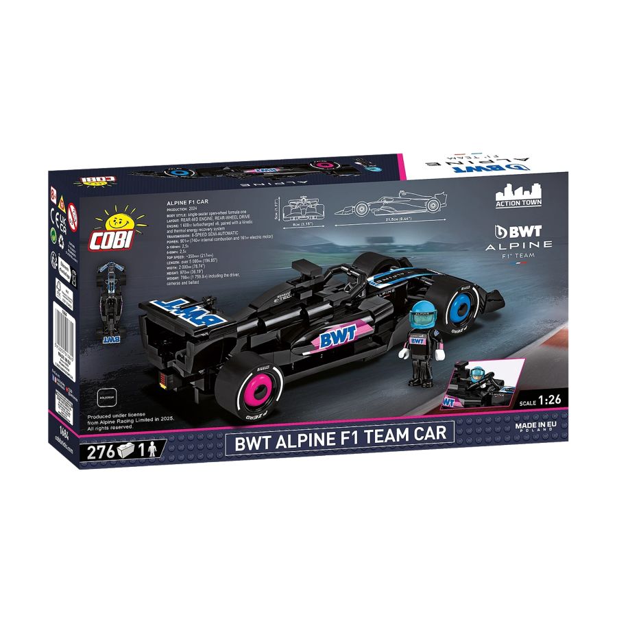 Action Town - BWT Alpine F1 Team Car Construction Set (276 Pieces)