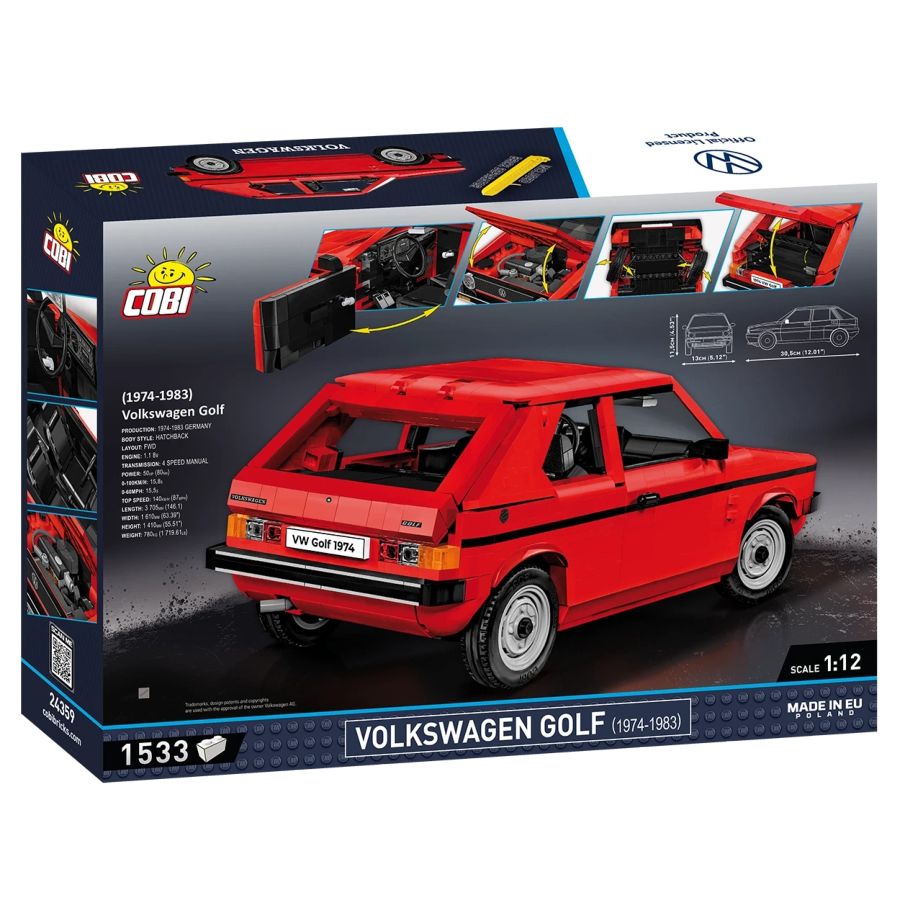 Cobi - Vehicles Volkswagen Golf (1974-83) (1510 Pcs)