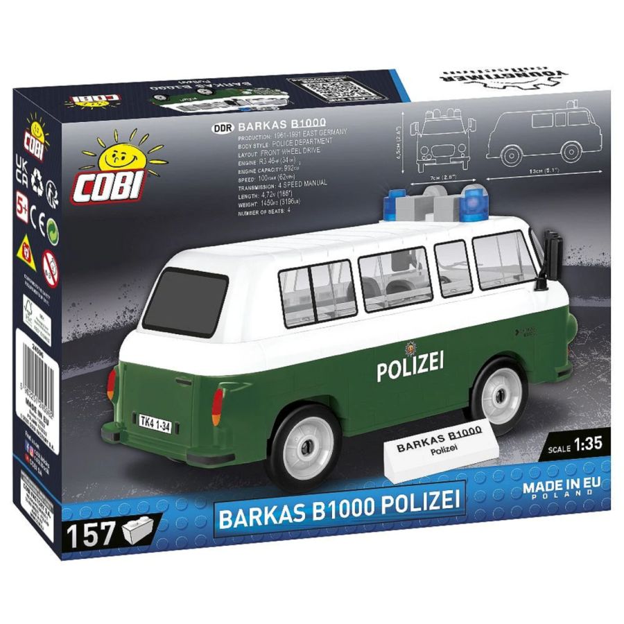 YoungTimer - Barkas B1000 Polizei Brick Kit (157 Pieces)