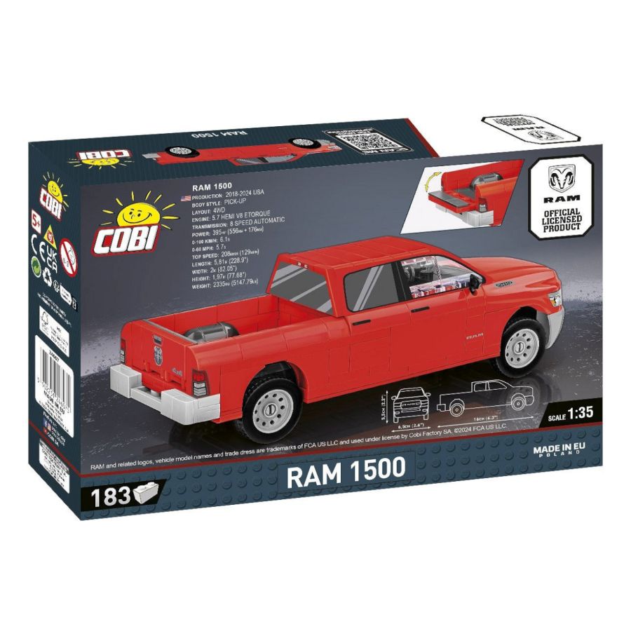 Cobi - Vehicles RAM 1500 Pickup Truck (183 Pcs)