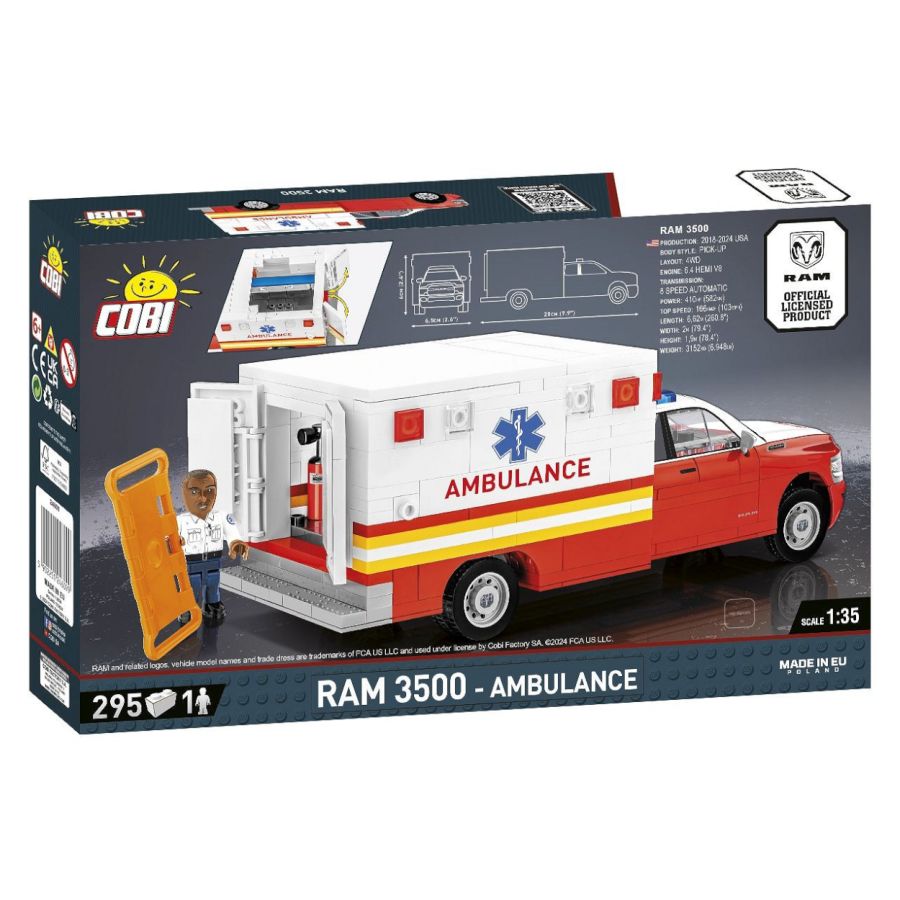 Cobi - Vehicles RAM 3500 Ambulance (304 Pcs)