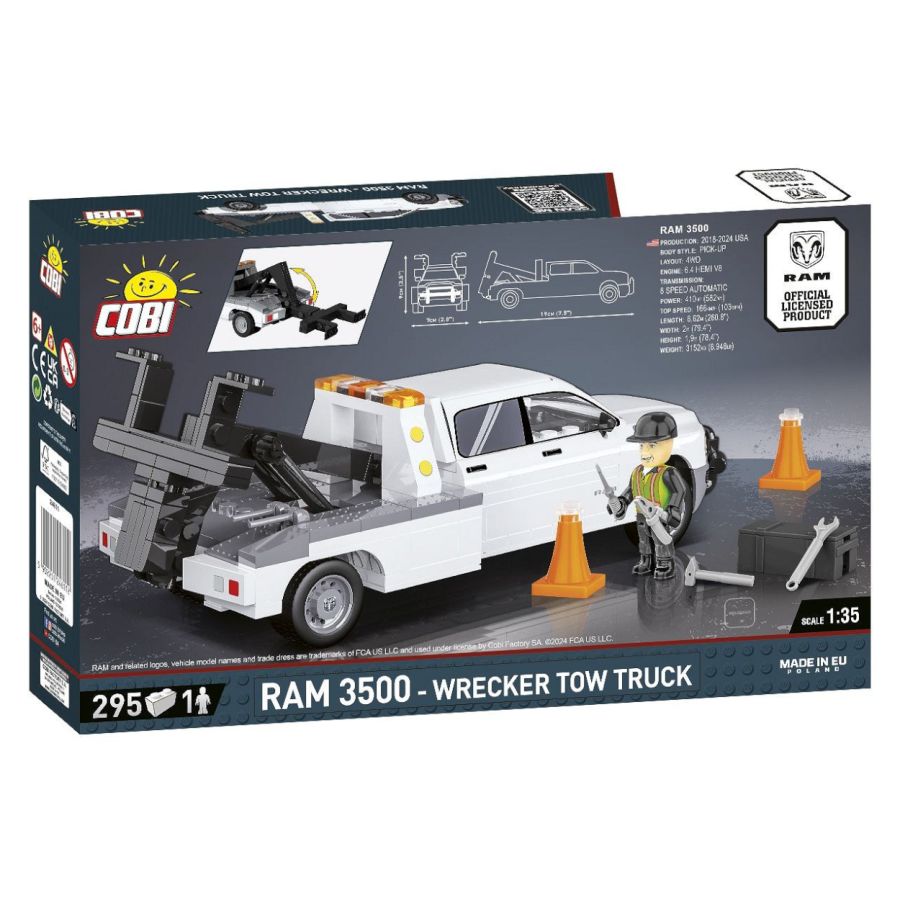 Cobi - Vehicles RAM 3500 Wrecker Tow Truck (290 Pcs)