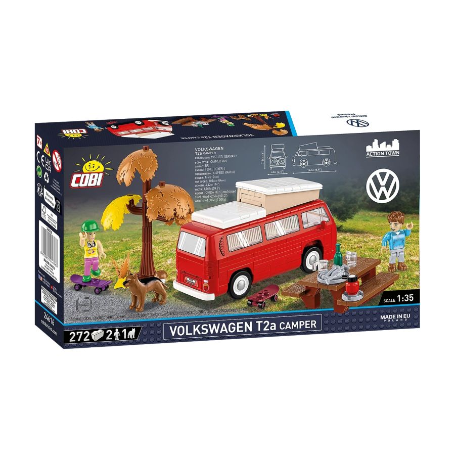 VW - Volkswagen T2a Camper Construction Set (272 Pieces)