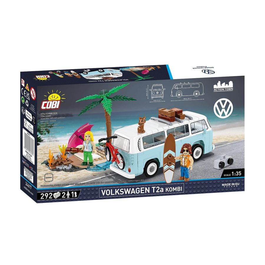 VW - Volkswagen T2a Kombi Construction Set (292 Pieces)