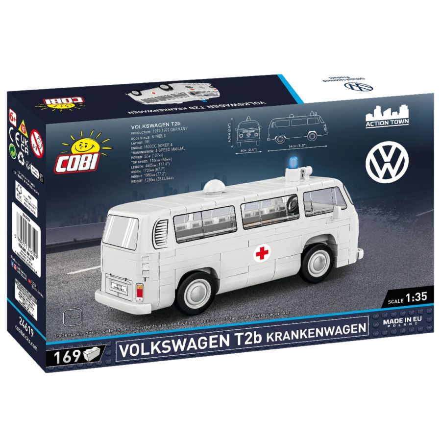 Volkswagen - T2B Krankenwagen Brick Kit (172 Pieces)