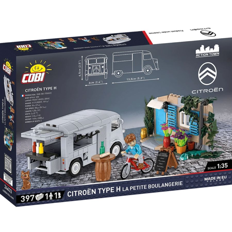 Citroen - Type H "La Petite Boulangerie" (1947-81) Brick Kit (397 Pieces)