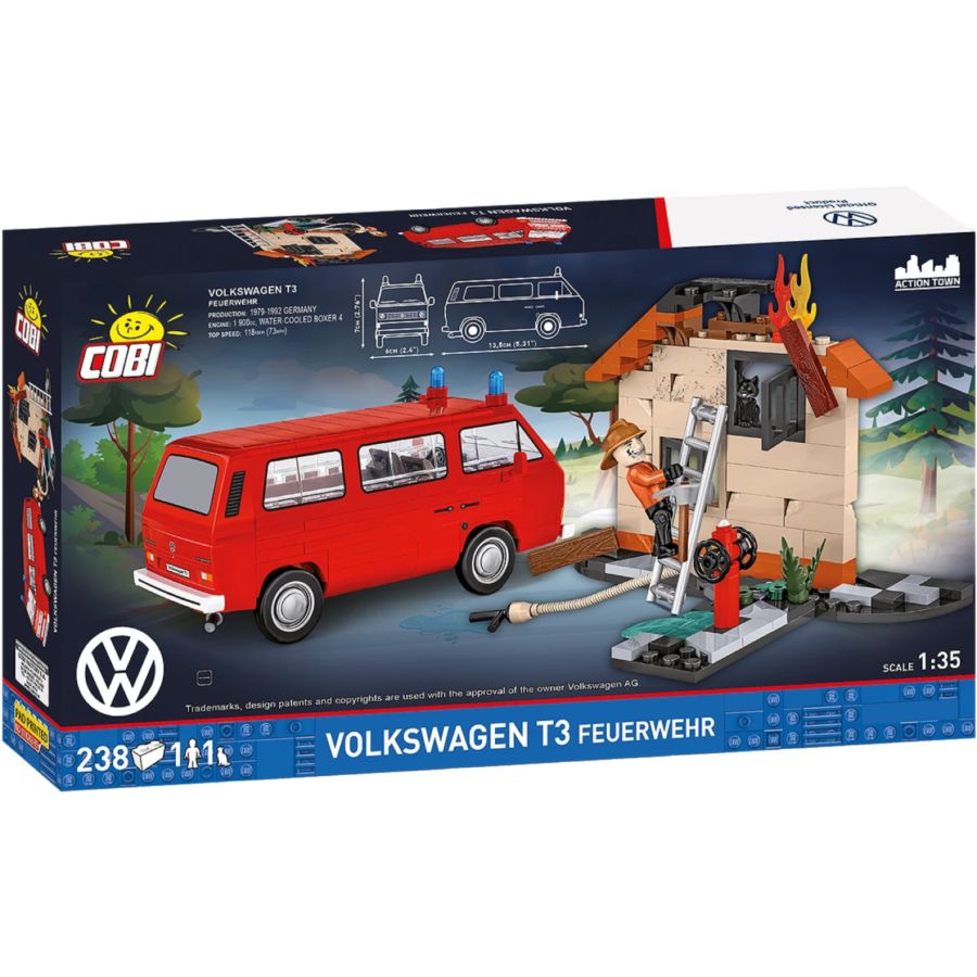 Volkswagen - T3 Feuerwehr Brick Kit (240 Pieces)