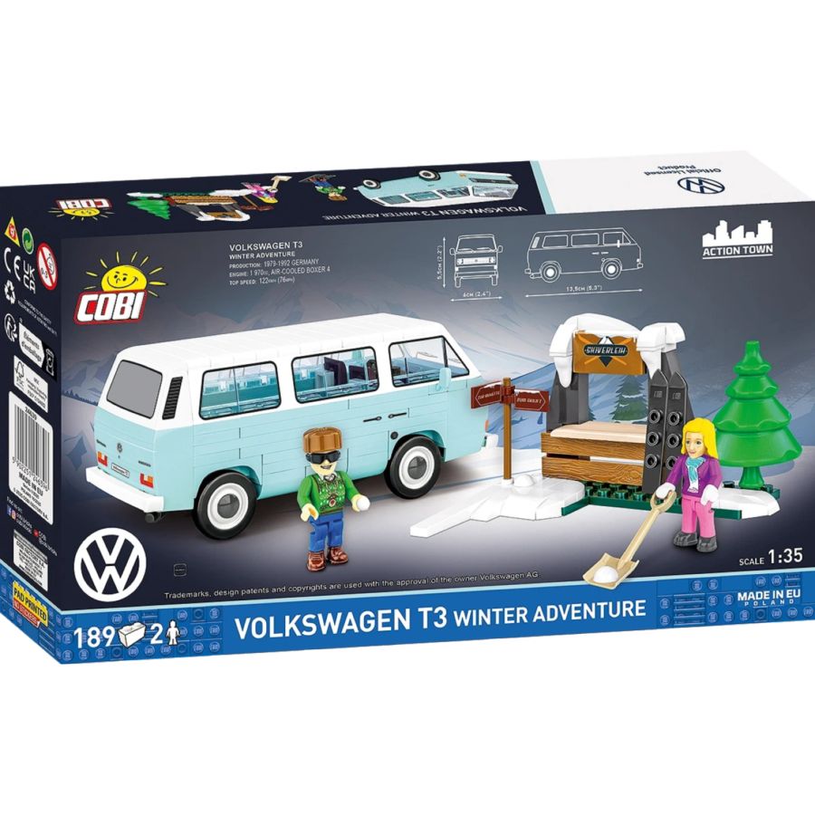Volkswagen - Winter Adventure with VWT3 Brick Kit (221 Pieces)