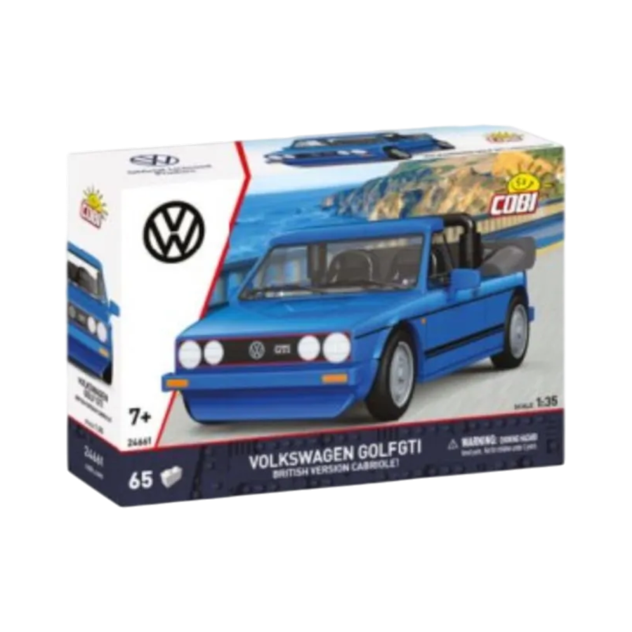 Volkswagen - Golf GTI Cabriolet Brick Kit (1984) Brick Kit (66 Pieces)