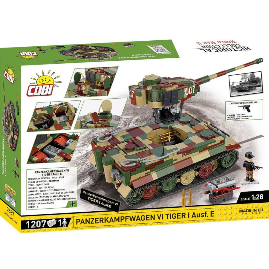 WW2 - Panzerkampfwagen Vi Tiger I Ausf.E (1207 Pcs)