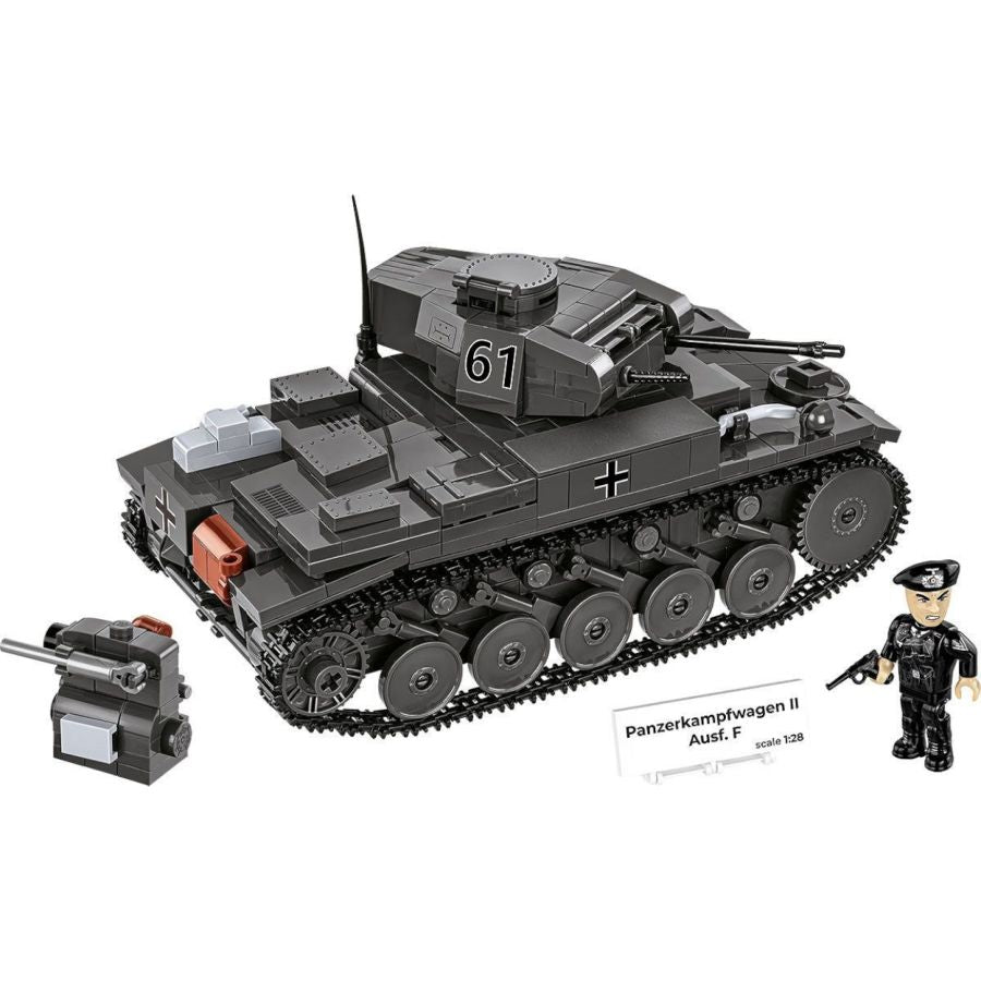 WW2 - Panzerkampfwagen II Ausff (813 Pcs)