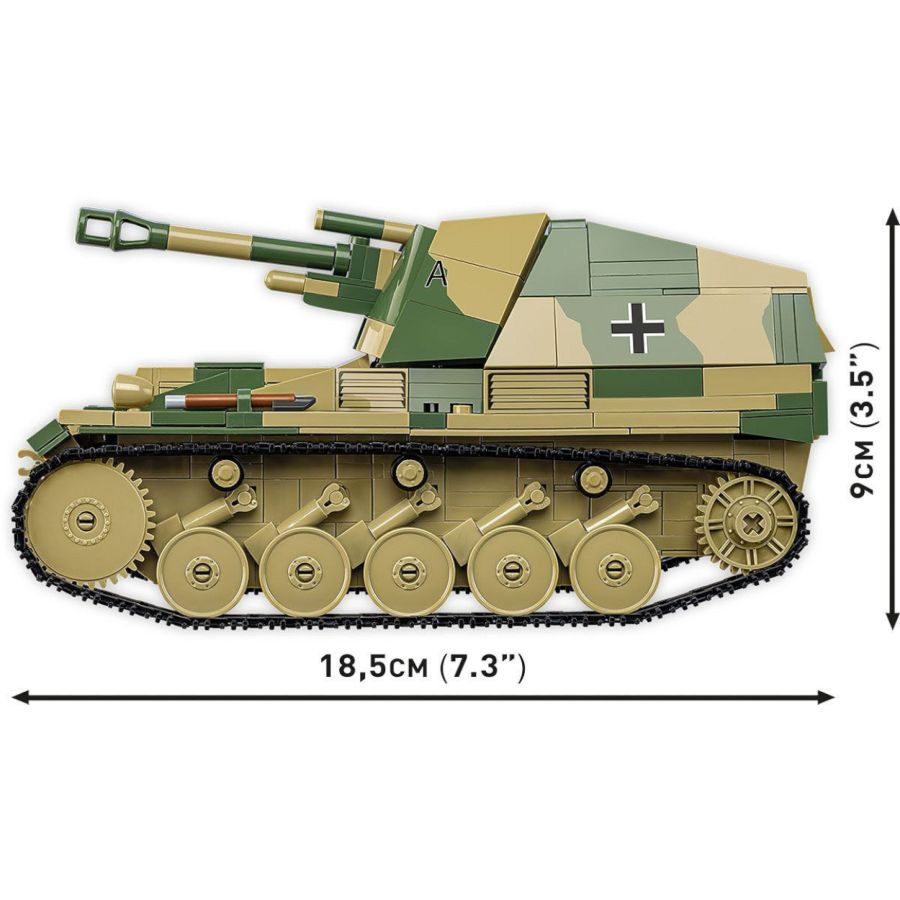 WW2 - Sd.Kfz.124 Wespe Exclusive (860 Pcs)