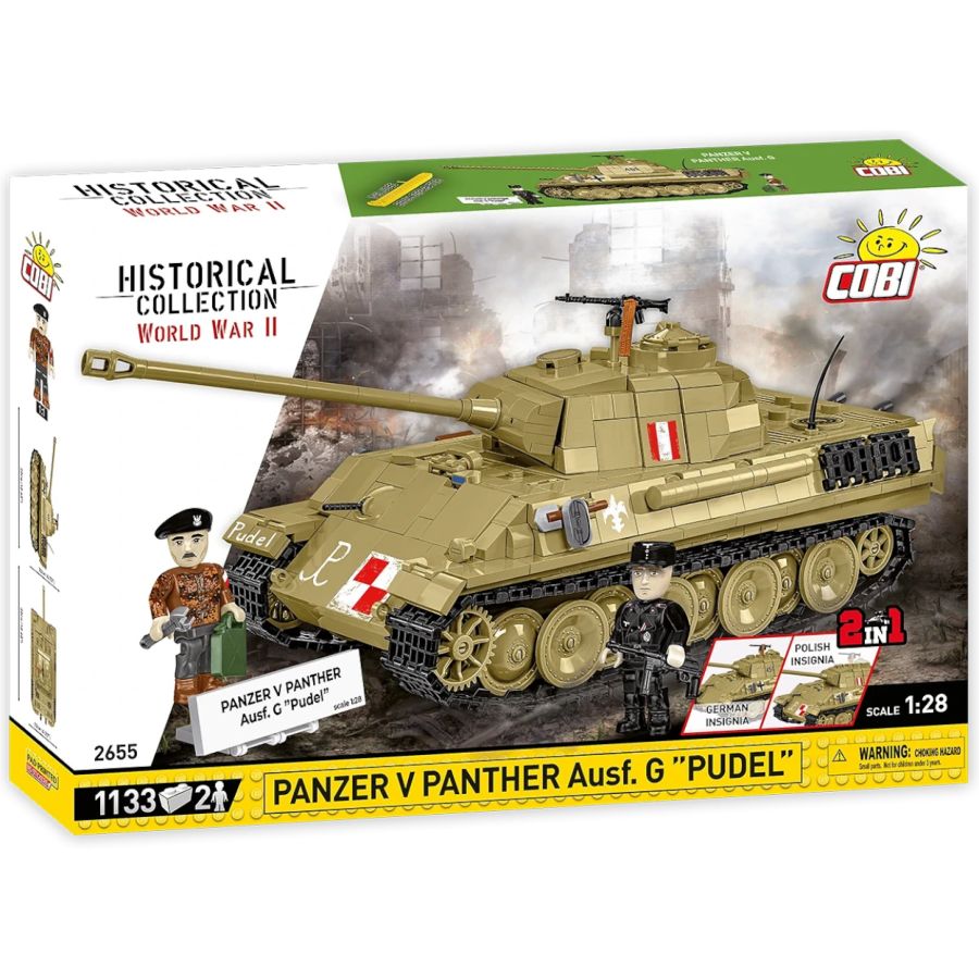 WW2 - Panzer V Panther Ausf. G "Pudel" (1133 Pcs )