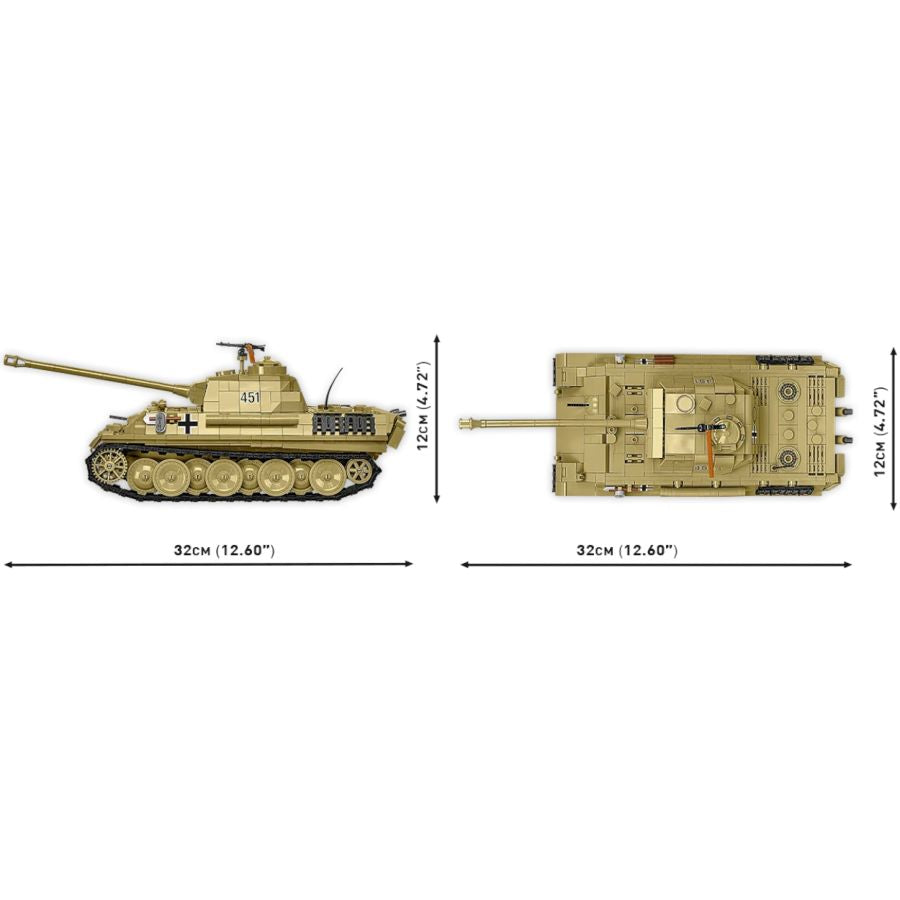 WW2 - Panzer V Panther Ausf. G "Pudel" (1133 Pcs )