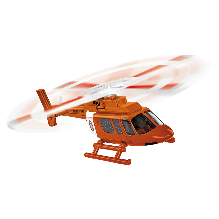 Cobi - Bell 407 Coast Guard Helicopter 1:48 Scale (210 Pcs)