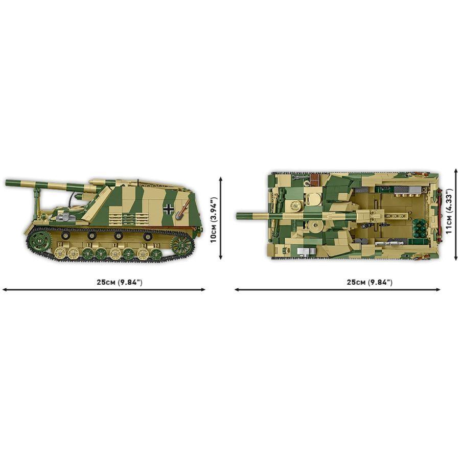World War 2 - Panzerhaubitze Hummel (Sd.Kfz.165) Brick Kit (1118 Pieces)