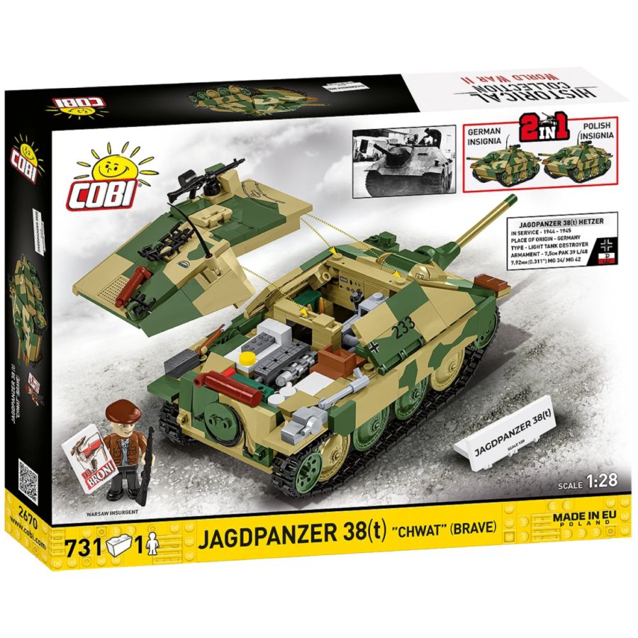 World War 2 - Jagdpanzer 38(T) "CHWAT" 732 KL.