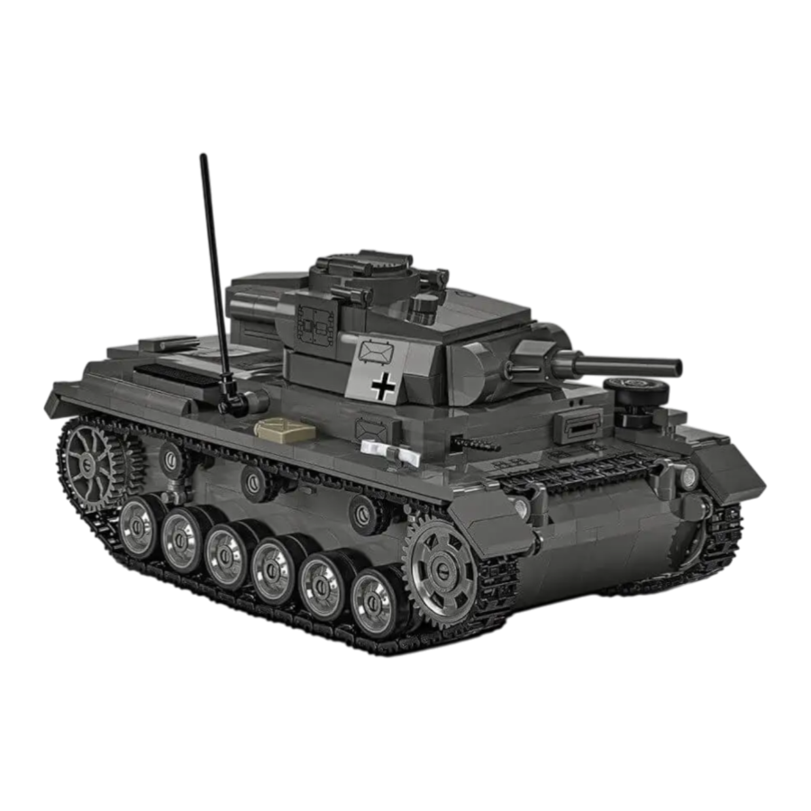World War 2 - Panzer III AUSF. H Brick Kit (958 Pieces)