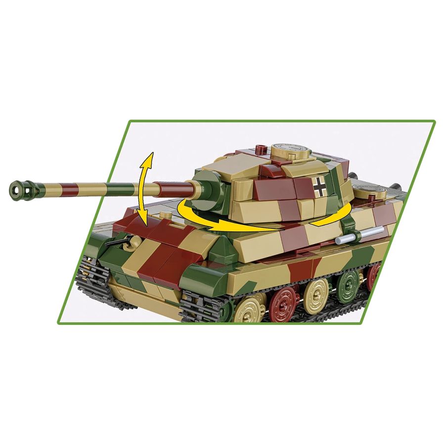 World War 2 - PZ.KPFW. VI B Tiger II "Konigstiger" Construction Set (500 Pieces)