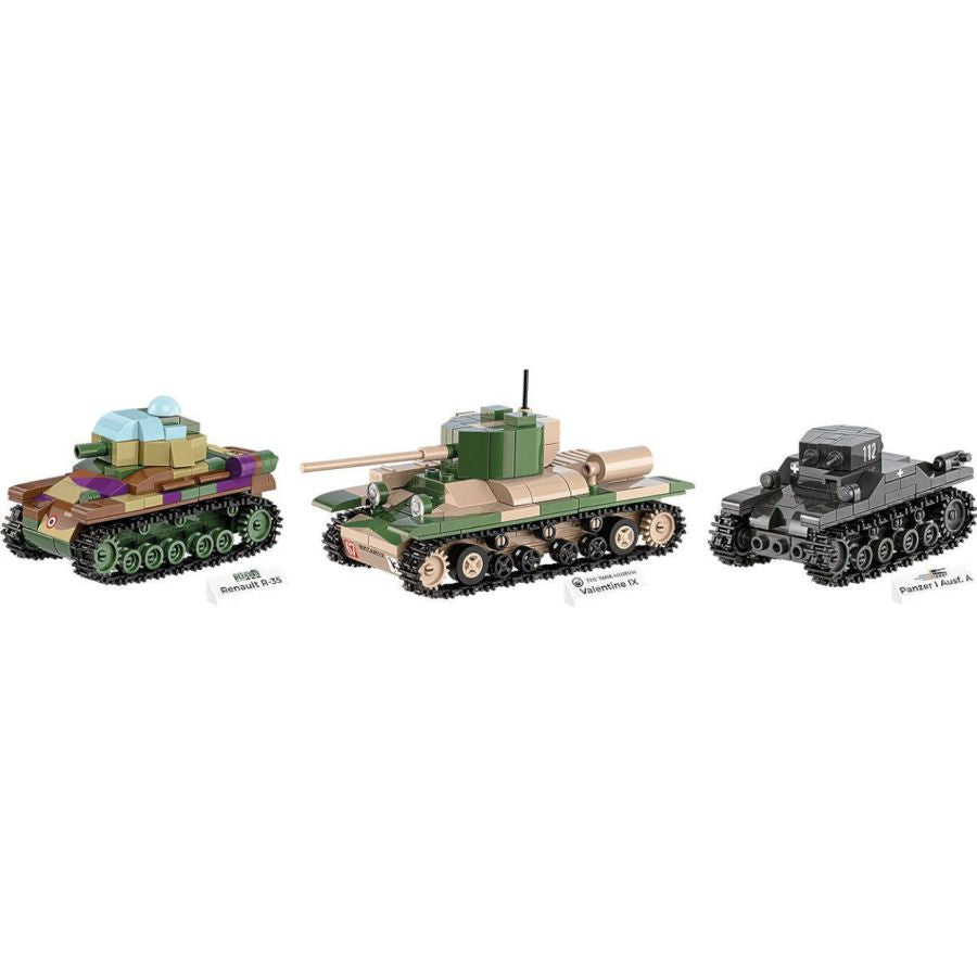 WW2 - Renault, Valentine, Panze (595 Pcs)