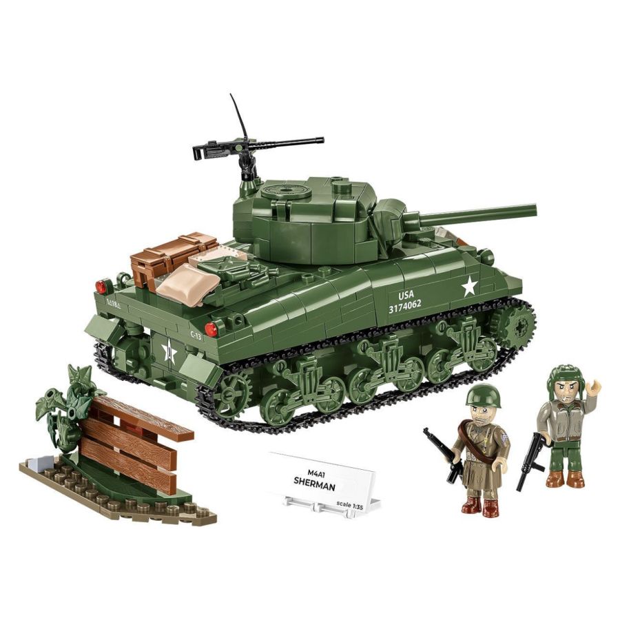 WW2 - M4A1 Sherman (663 Pcs)