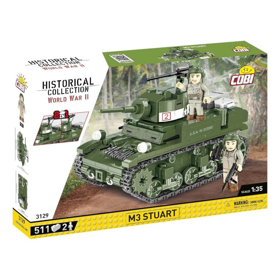 WW2 - M3 Stuart (511 Pcs)