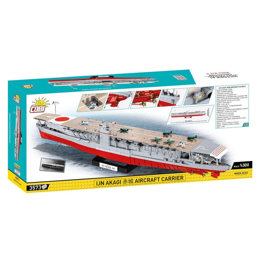 WW2 - IJN Akagi Aircraft Carrier (3573 Pcs)