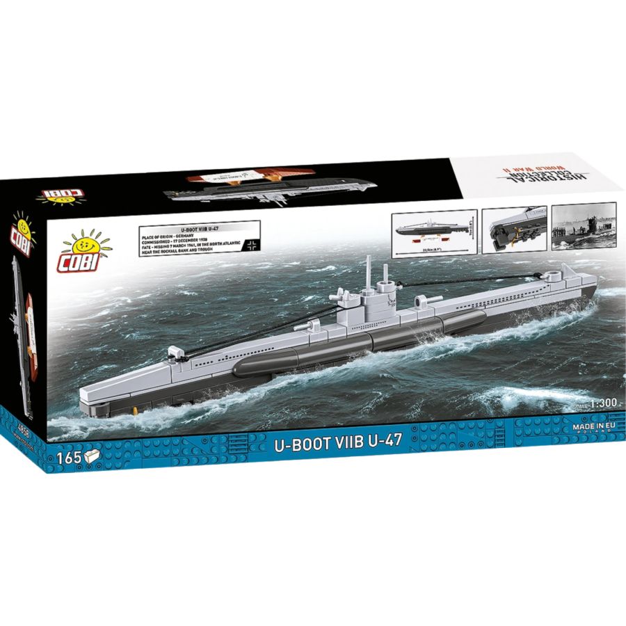 World War 2 - U-BOOT VIIB U-47 Brick Kit (165 Pieces)