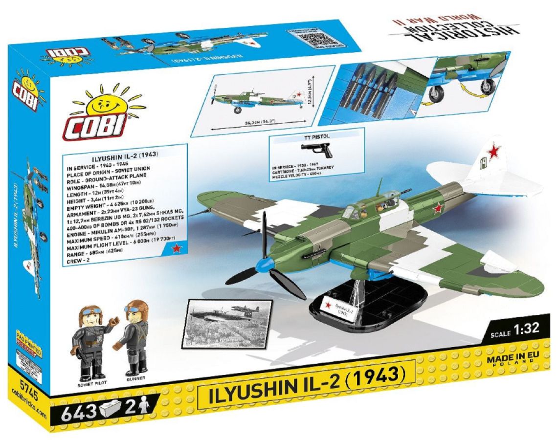 WW2 - Ilyushin IL-2 1943 (636 Pcs)