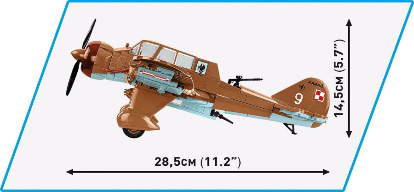 WW2 - PZL.23 Karas (586 Pcs)