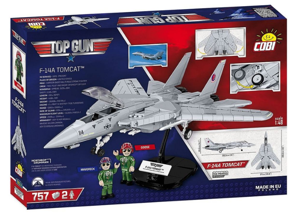 Top Gun - F14 Tomcat (759 Piece Kit)