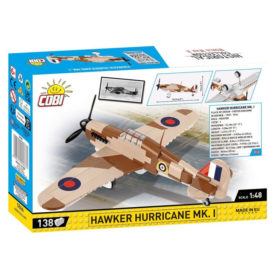 WW2 - Hawker Hurricane Mk.1 (138 Pcs)