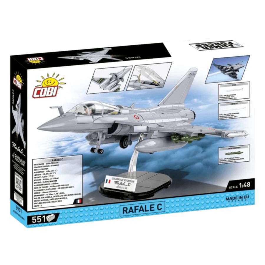 Armed Forces - Dessault Rafale C Brick Kit (551 Pieces)