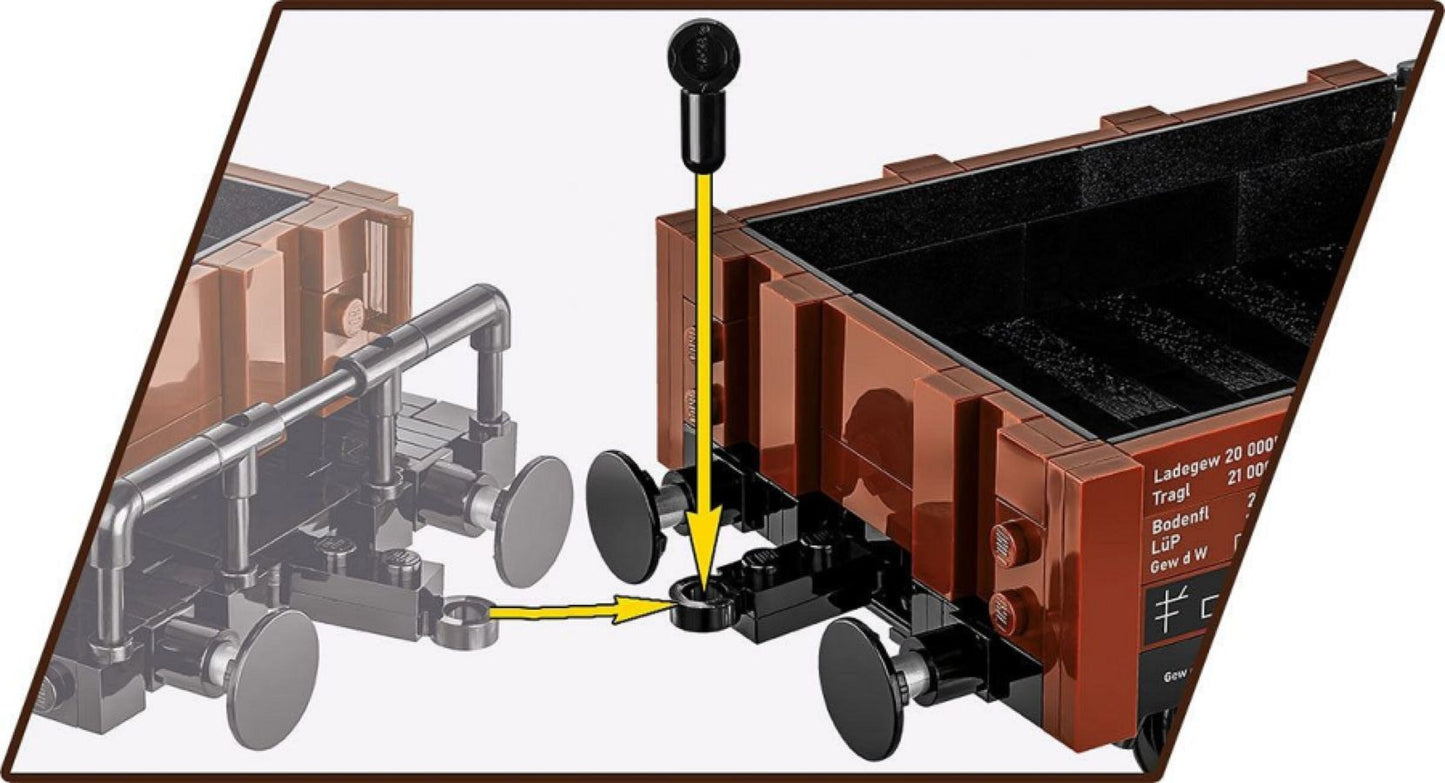 Trains - Güterwagen Type Ommr 32 "LINZ" (584 Piece Kit)