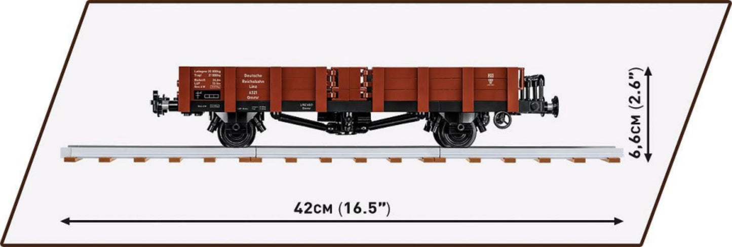 Trains - Güterwagen Type Ommr 32 "LINZ" (584 Piece Kit)