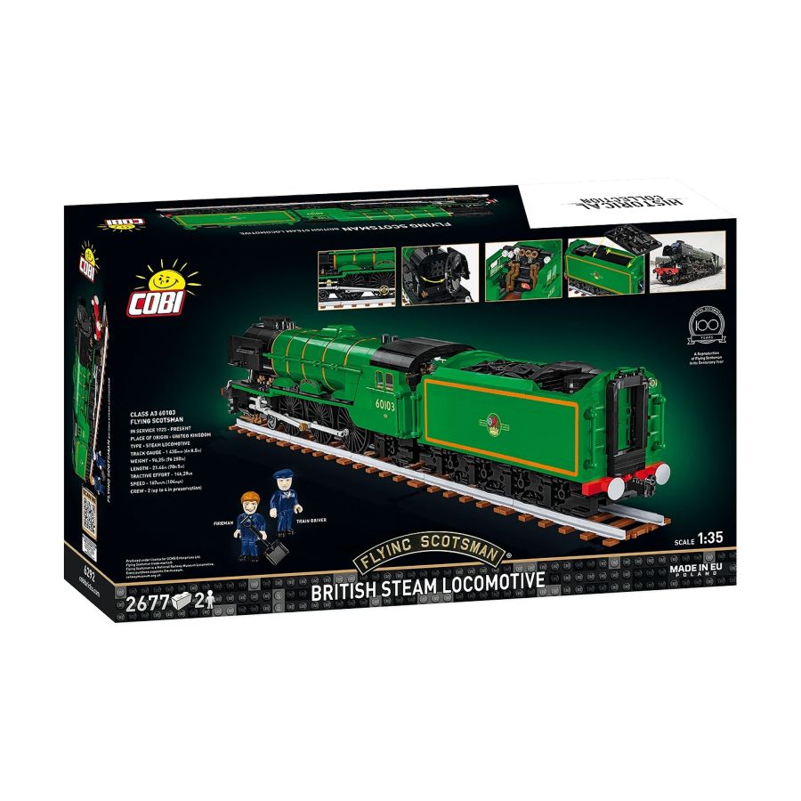 Trains - Flying Scotsman Steam Locomotive Construction Set (2677 Pieces)