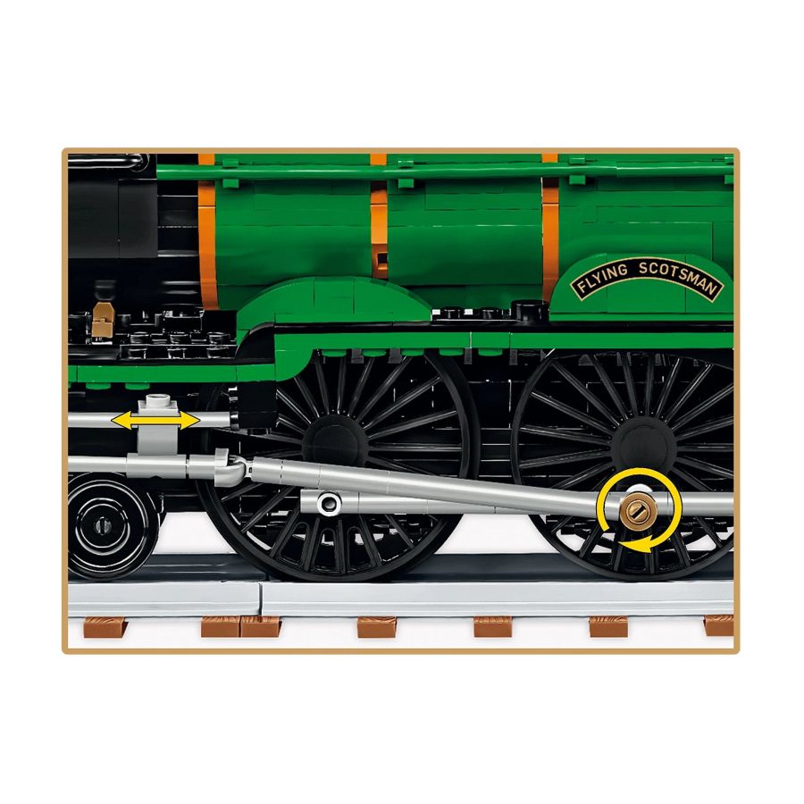 Trains - Flying Scotsman Steam Locomotive Construction Set (2677 Pieces)