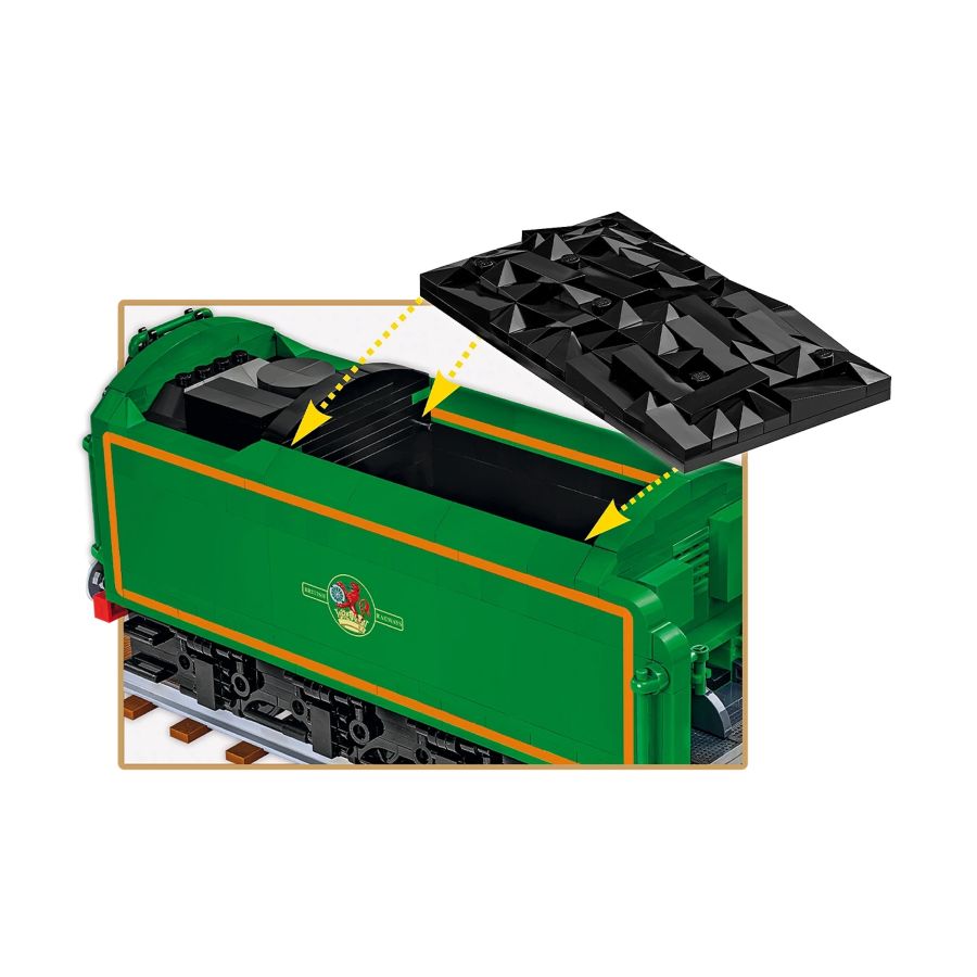 Trains - Flying Scotsman Steam Locomotive Construction Set (2677 Pieces)
