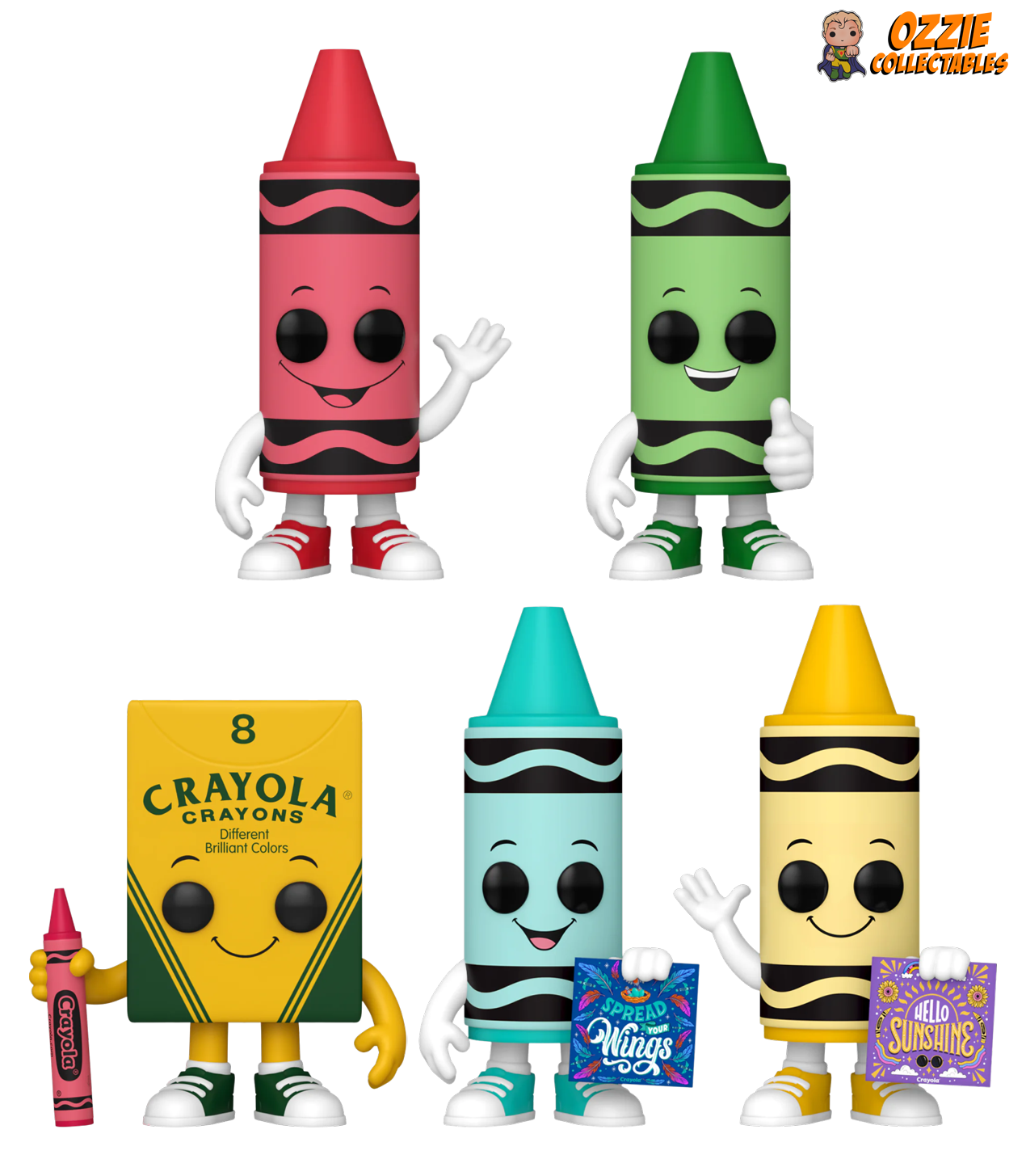 Crayola Bundle - 5 POP! Vinyls
