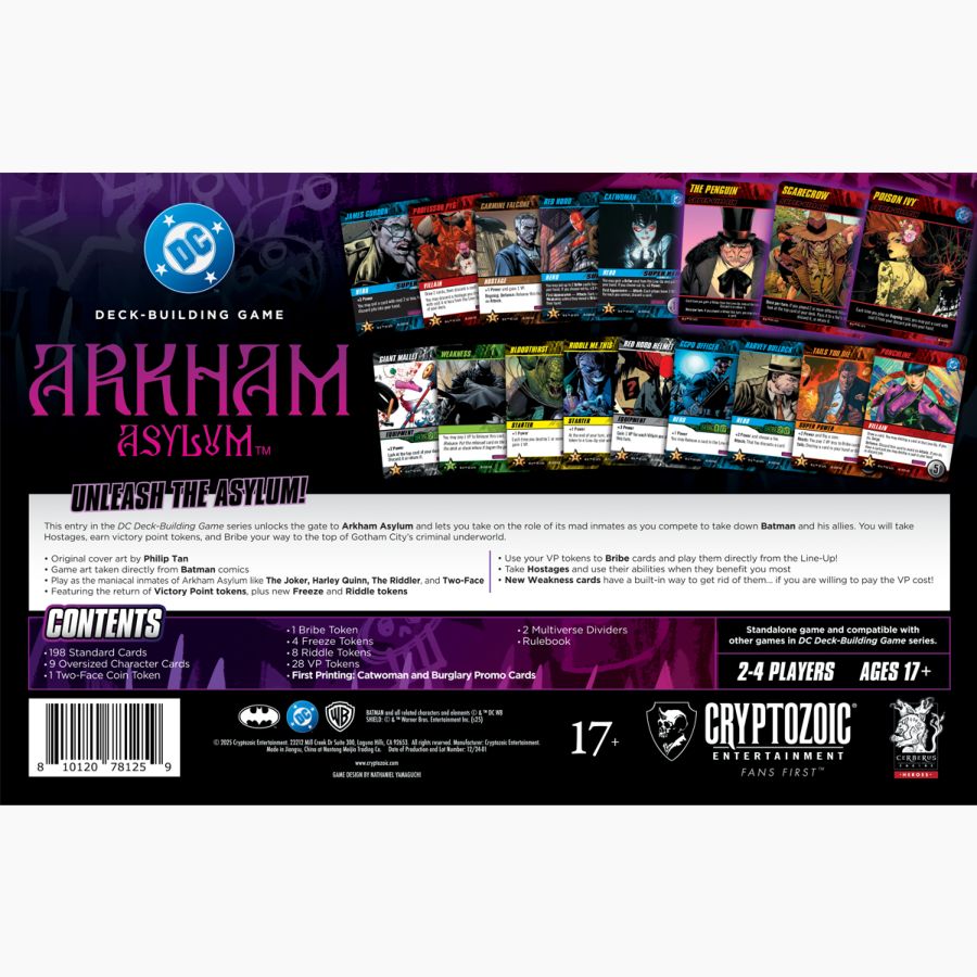 Batman: Arkham Asylum - Deck Building Game