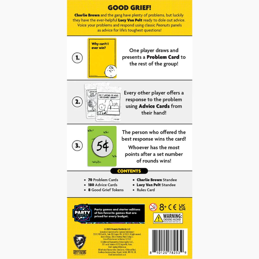 Peanuts - The Doctor is in Card Game