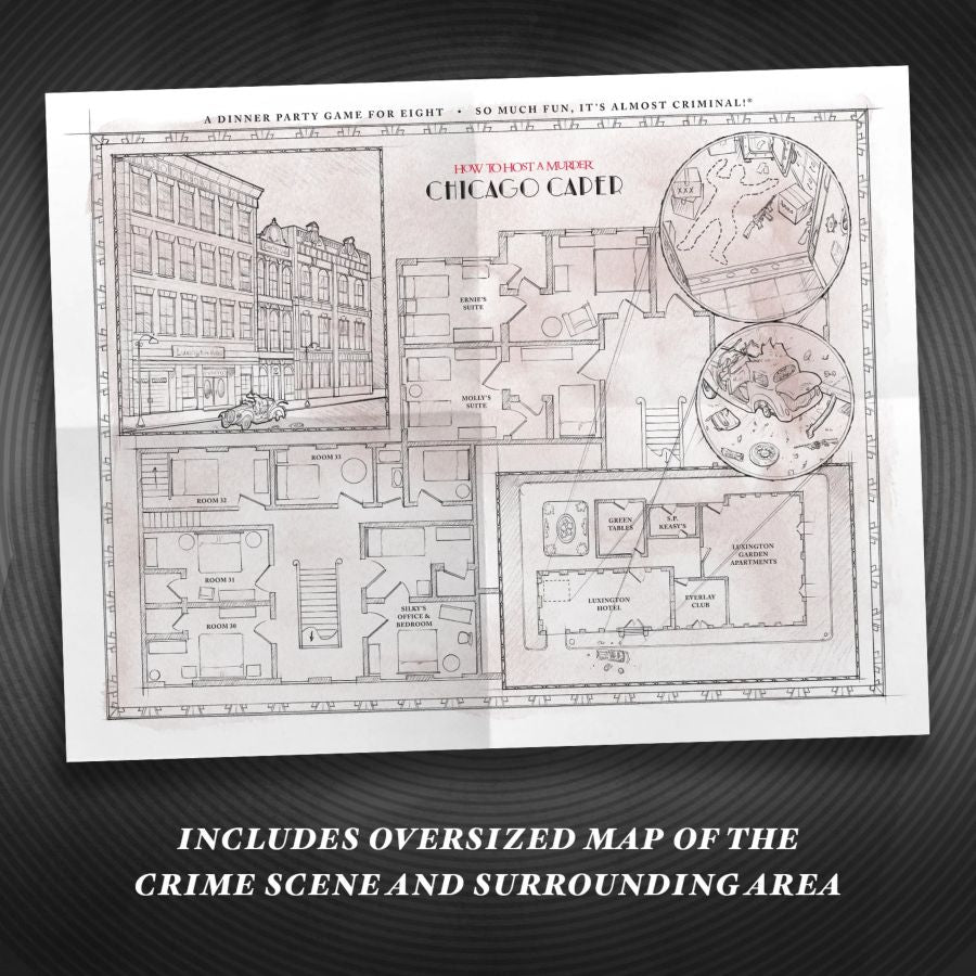 How to Host a Murder - Chicargo Caper Board Game
