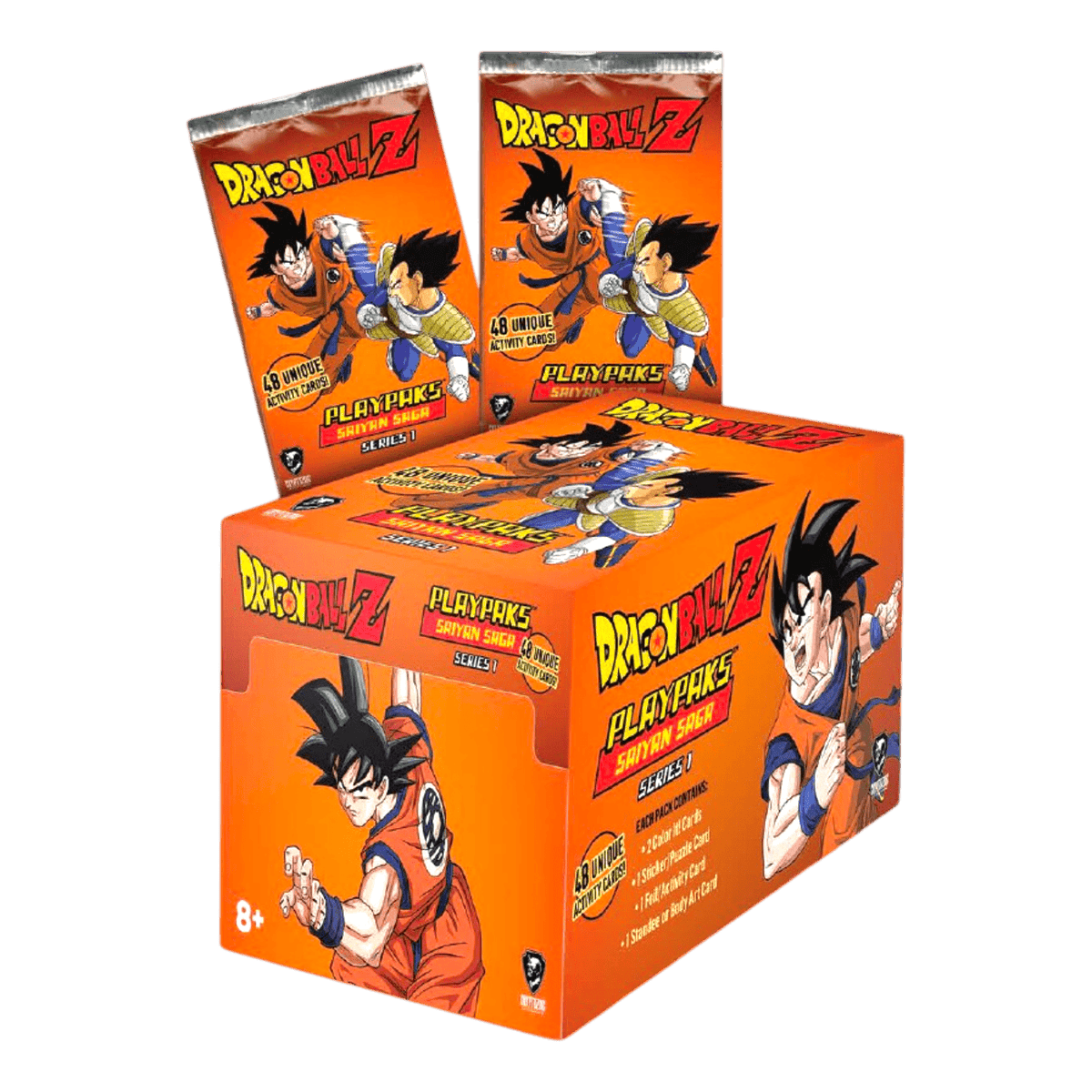 Dragon Ball Z - Saiyan Saga Series 1 Playpak Trading Cards (Display of 24)