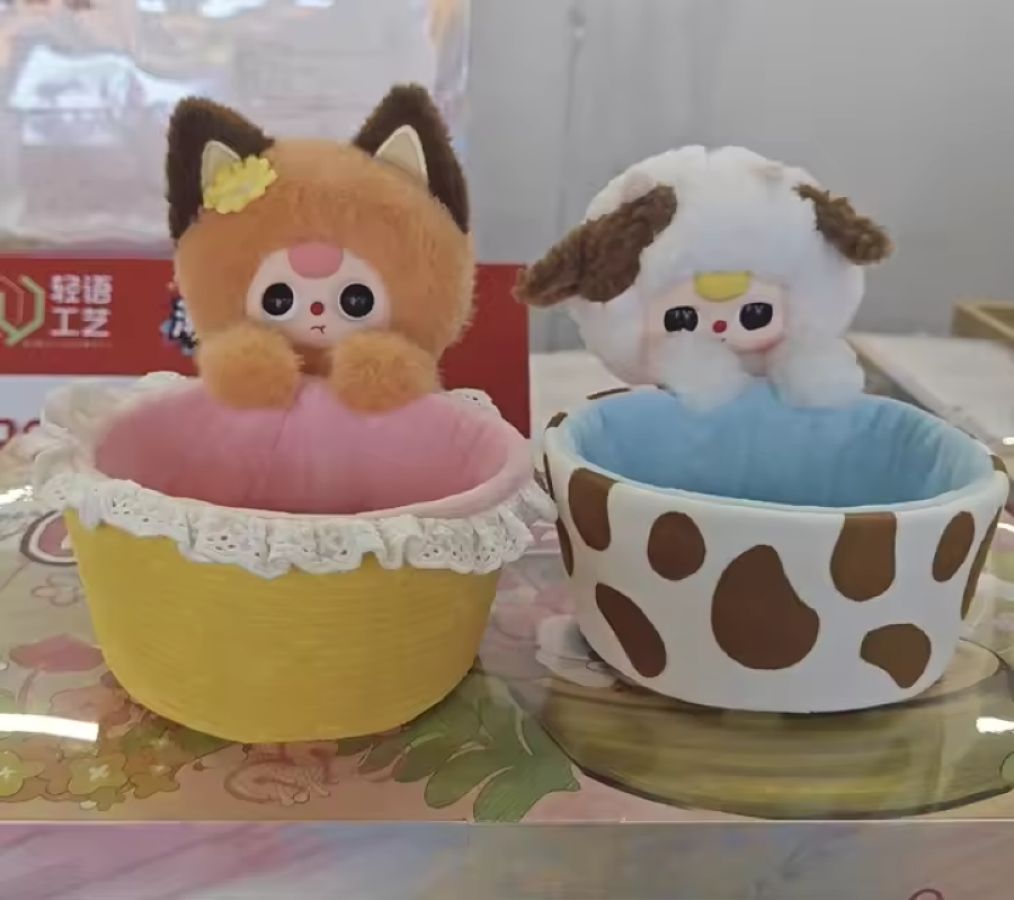 Baby Three - Storage Basket Plush Blind Box (Display of 12)