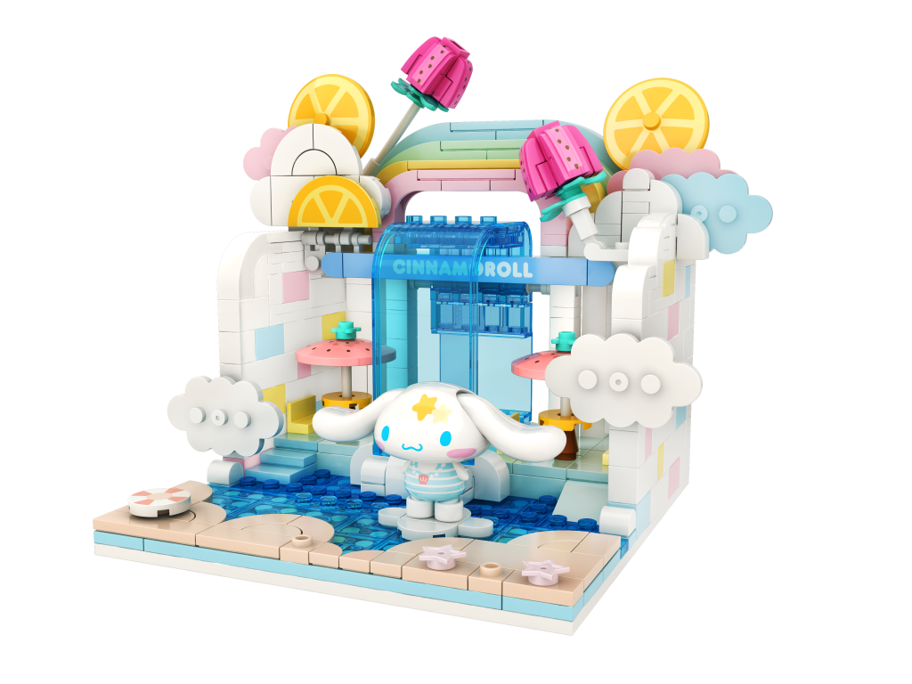 HELLO KITTY - YuMe Blocks Summer Wunderland- Cinnamoroll Wave Pool Cafe