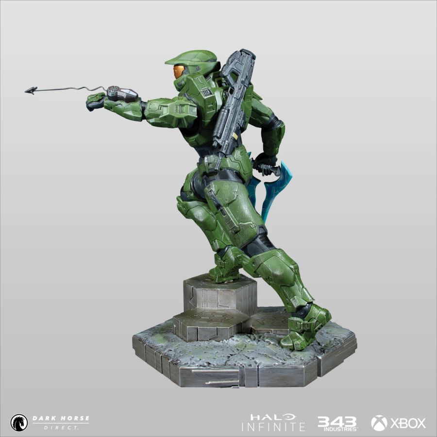 Halo Infinite - Master Chief with Grapplshot PVC Statue