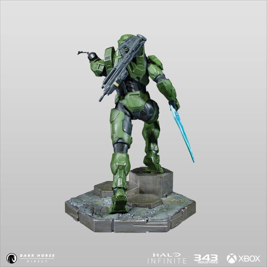 Halo Infinite - Master Chief with Grapplshot PVC Statue