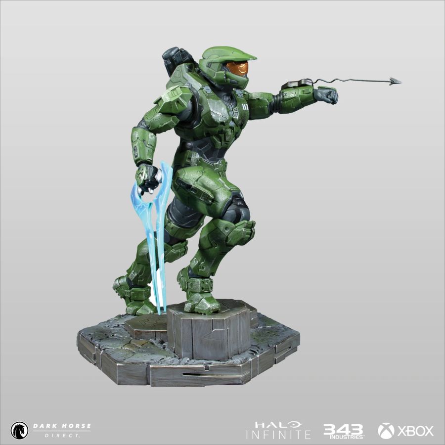 Halo Infinite - Master Chief with Grapplshot PVC Statue