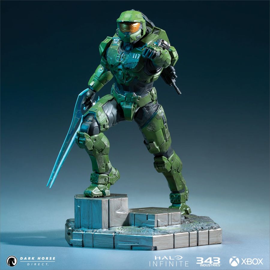 Halo Infinite - Master Chief with Grapplshot PVC Statue